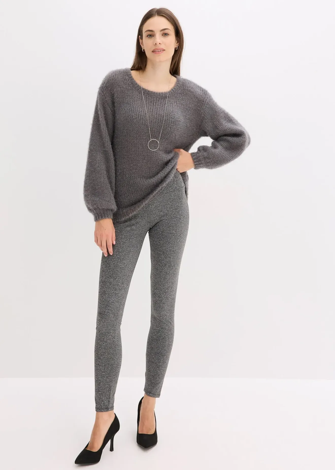 bonprix Legging thermique avec intérieur en polaire|Femme Lingerie Thermo|Pantalons