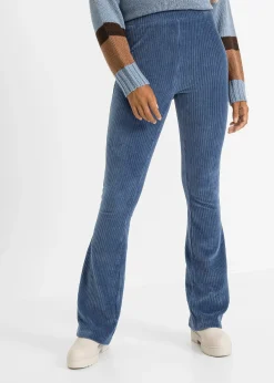 Femme bonprix Pantalons|Legging évasé en velours côtelé