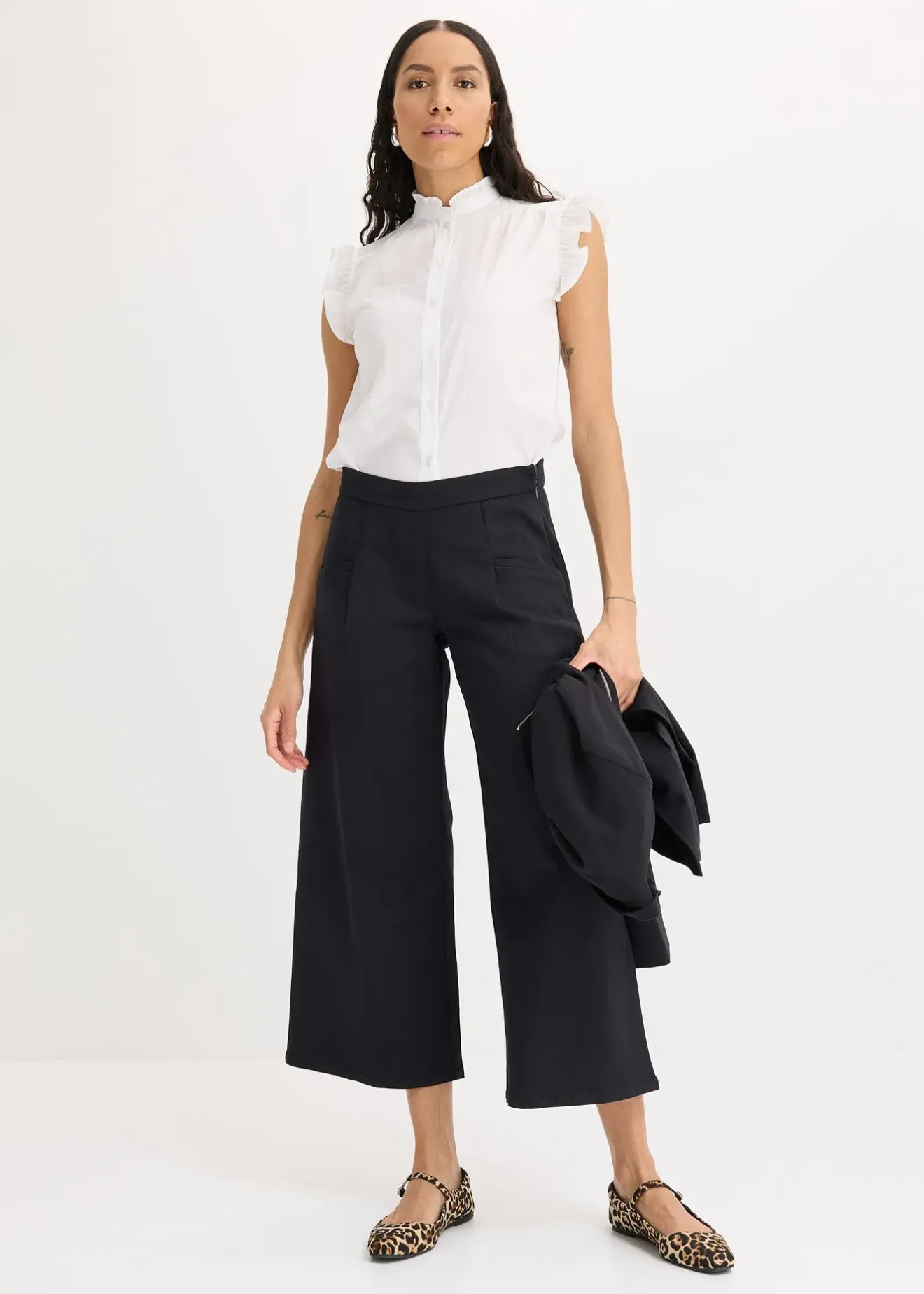 bonprix Léger chemisier sans manches|Femme Chemisiers