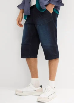 Homme bonprix Shorts|Jeans|Long bermuda en jean extensible, Regular