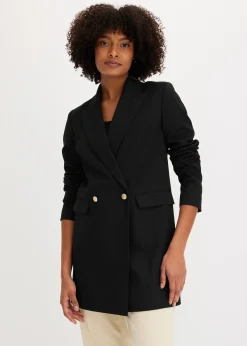 bonprix Long blazer à boutons décoratifs|Femme Blazers