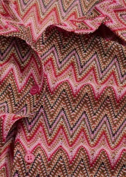 Femme bonprix Deux Pièces & Ensembles|Chemisiers|Long chemisier aspect crochet