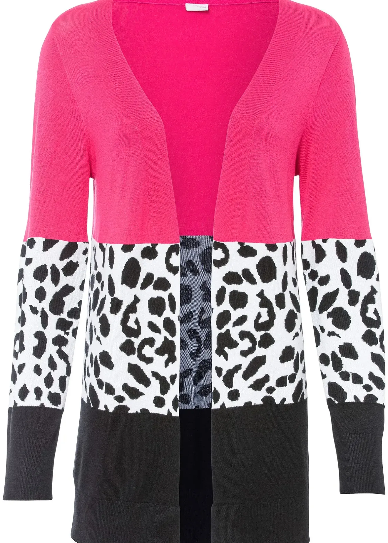 bonprix Long gilet en maille côtelée|Femme Pulls & Gilets|Maille