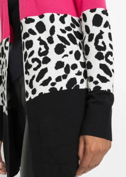 bonprix Long gilet en maille côtelée|Femme Pulls & Gilets|Maille