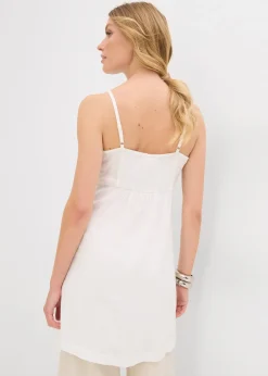 bonprix Longue blouse sans manches en viscose|Femme Chemisiers