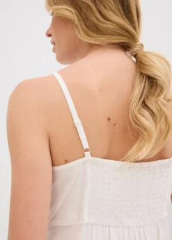 bonprix Longue blouse sans manches en viscose|Femme Chemisiers