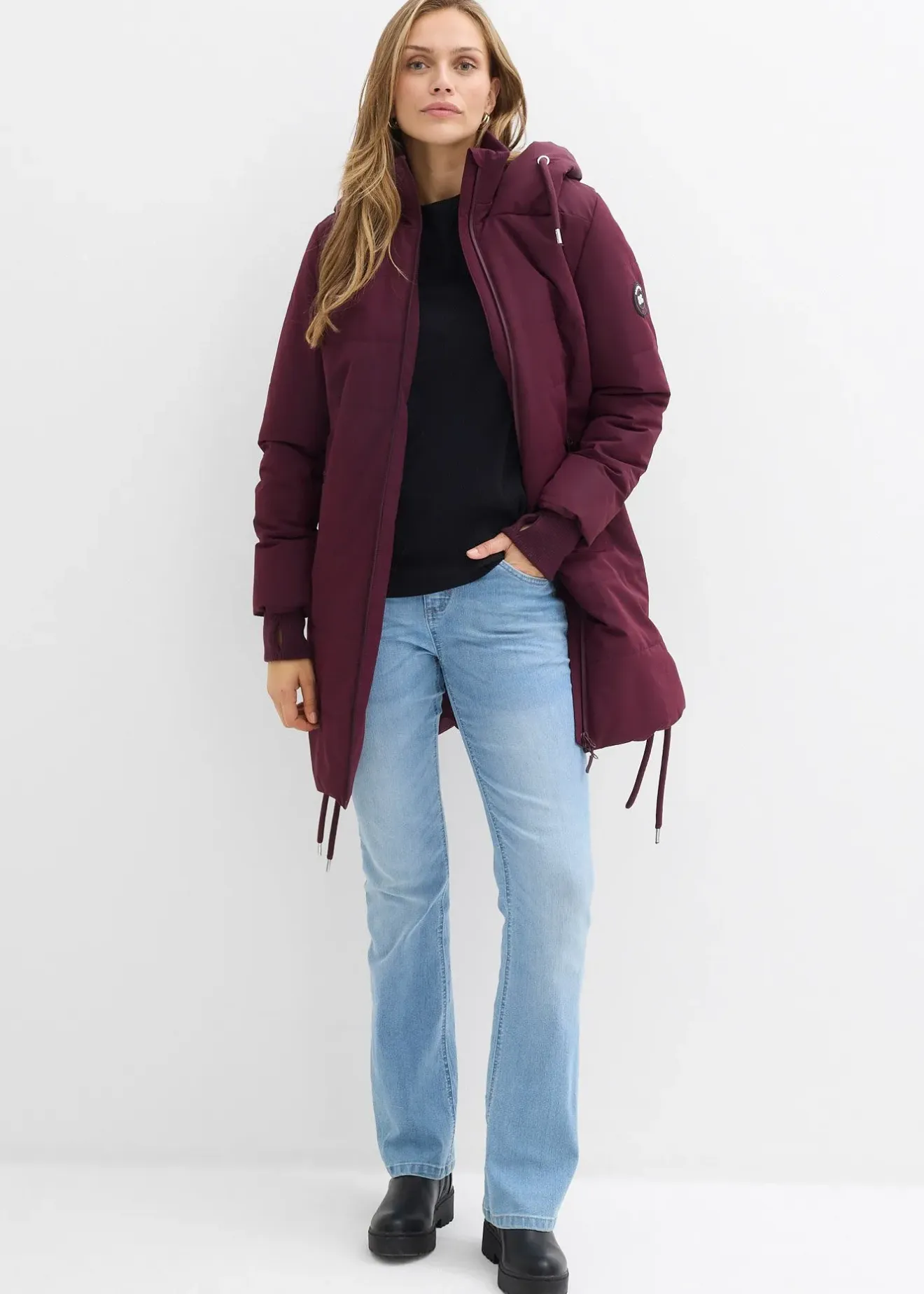 Femme bonprix Vestes & Manteaux|Longue doudoune déperlante