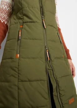 bonprix Longue doudoune sans manches à col montant|Femme Vestes & Manteaux