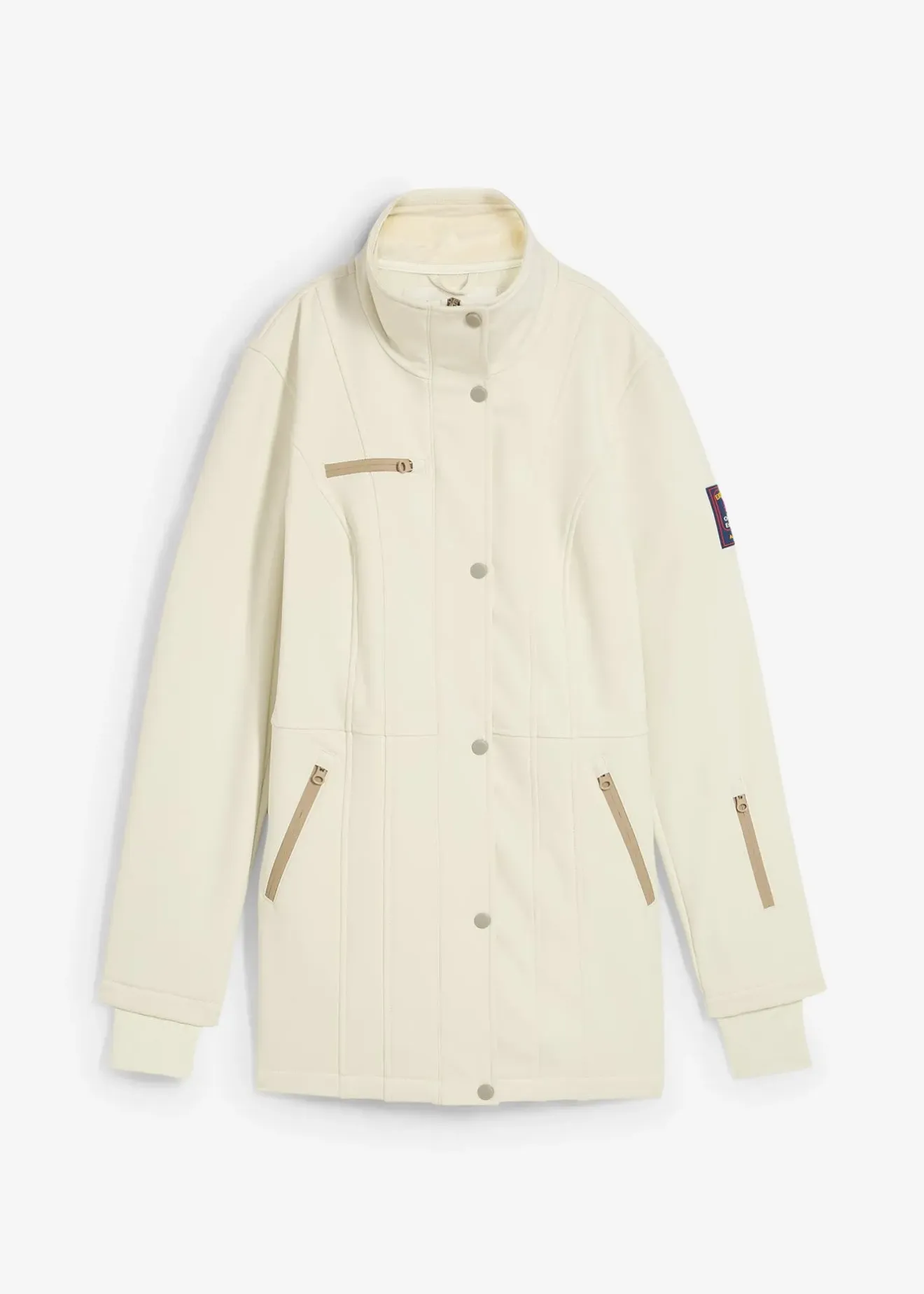 bonprix Longue parka en softshell extensible et déperlant|Femme Vestes & Manteaux