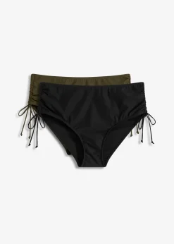 bonprix Lot de 2 bas de bikini sculptants, maintien léger|Femme Maillots De Bain Gainants|Maillots Séparables
