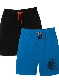 bonprix Lot de 2 bermudas en jersey coton|Enfant Vêtements Enfant|Garçons 9-16 Ans·Lots De 2 Articles Et Plus