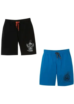 bonprix Lot de 2 bermudas en jersey coton|Enfant Vêtements Enfant|Garçons 9-16 Ans·Lots De 2 Articles Et Plus