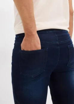 bonprix Lot de 2 bermudas en sweat effet jean, Regular|Homme Shorts|Jeans