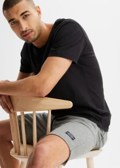 bonprix Lot de 2 bermudas sweat|Homme Shorts|Vêtements De Sport