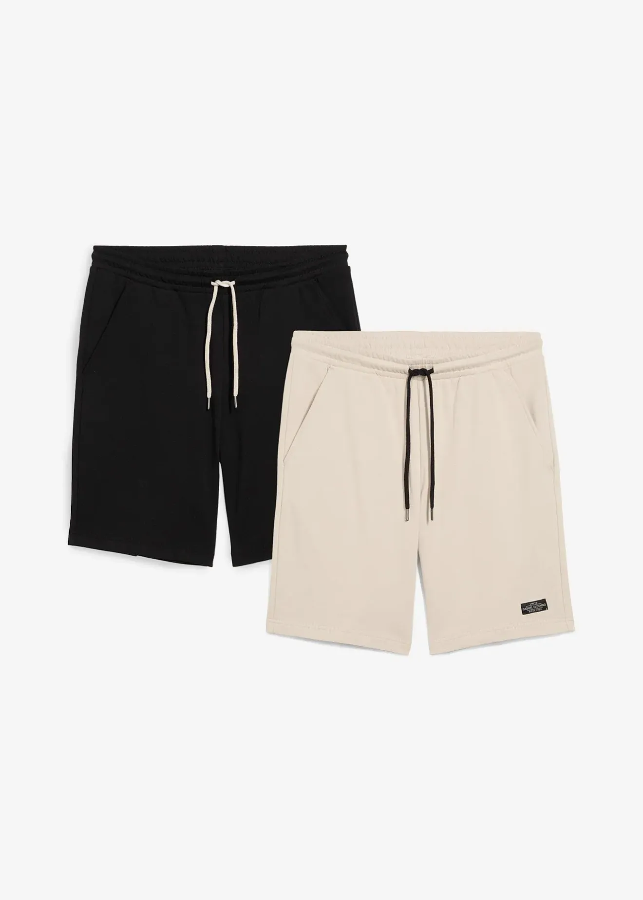 Homme bonprix Shorts|Vêtements De Sport|Lot de 2 bermudas sweat