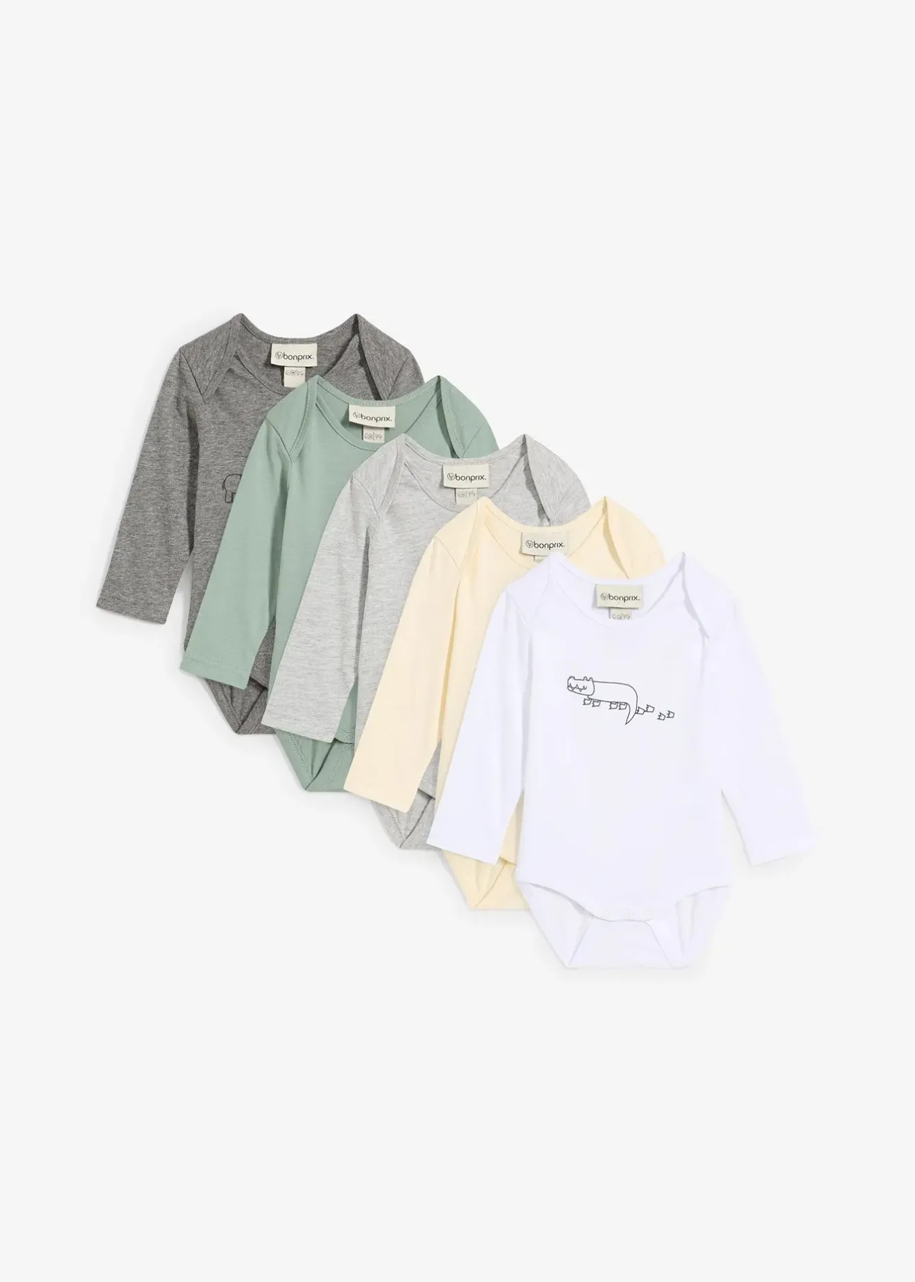 Enfant bonprix Vêtements Enfant|Lot De 2 Articles Et Plus|Lot de 5 bodies bébé manches longues