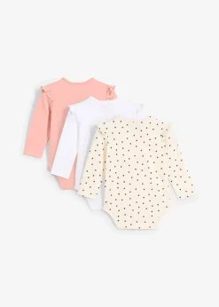 Enfant bonprix Vêtements Enfant|Lot De 2 Articles Et Plus|Lot de 3 bodies bébé volantés 100% coton