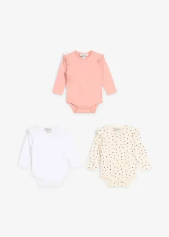 Enfant bonprix Vêtements Enfant|Lot De 2 Articles Et Plus|Lot de 3 bodies bébé volantés 100% coton