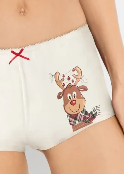 bonprix Lot de 4 boxers|Femme Lingerie Coton|Bas