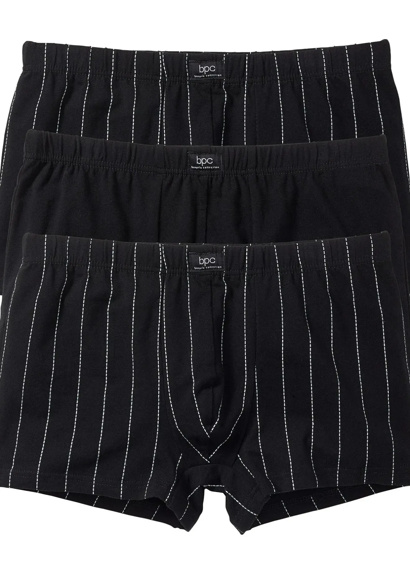 bonprix Lot de 3 boxers coton|Homme Caleçons|Sous-Vêtements