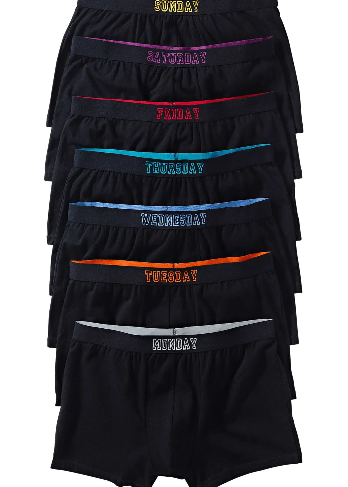 bonprix Lot de 7 boxers coton|Homme Caleçons|Sous-Vêtements