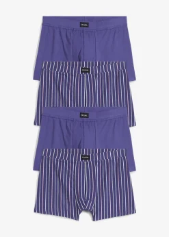 bonprix Lot de 4 boxers coton|Homme Caleçons|Sous-Vêtements