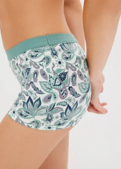 bonprix Lot de 4 boxers coton femme|Femme Lingerie Coton|Bas