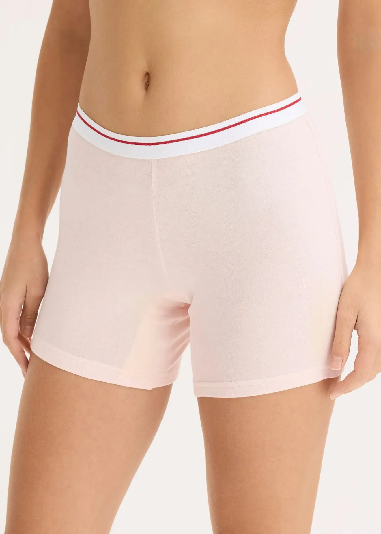 bonprix Lot de 4 boxers coton mi-longs pour femme|Femme Lingerie Coton|Bas