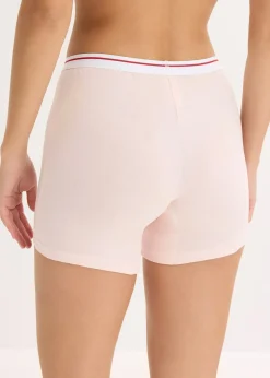bonprix Lot de 4 boxers coton mi-longs pour femme|Femme Lingerie Coton|Bas