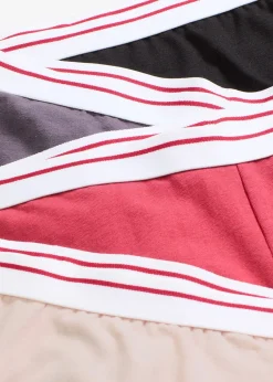 bonprix Lot de 4 boxers coton mi-longs pour femme|Femme Lingerie Coton|Bas