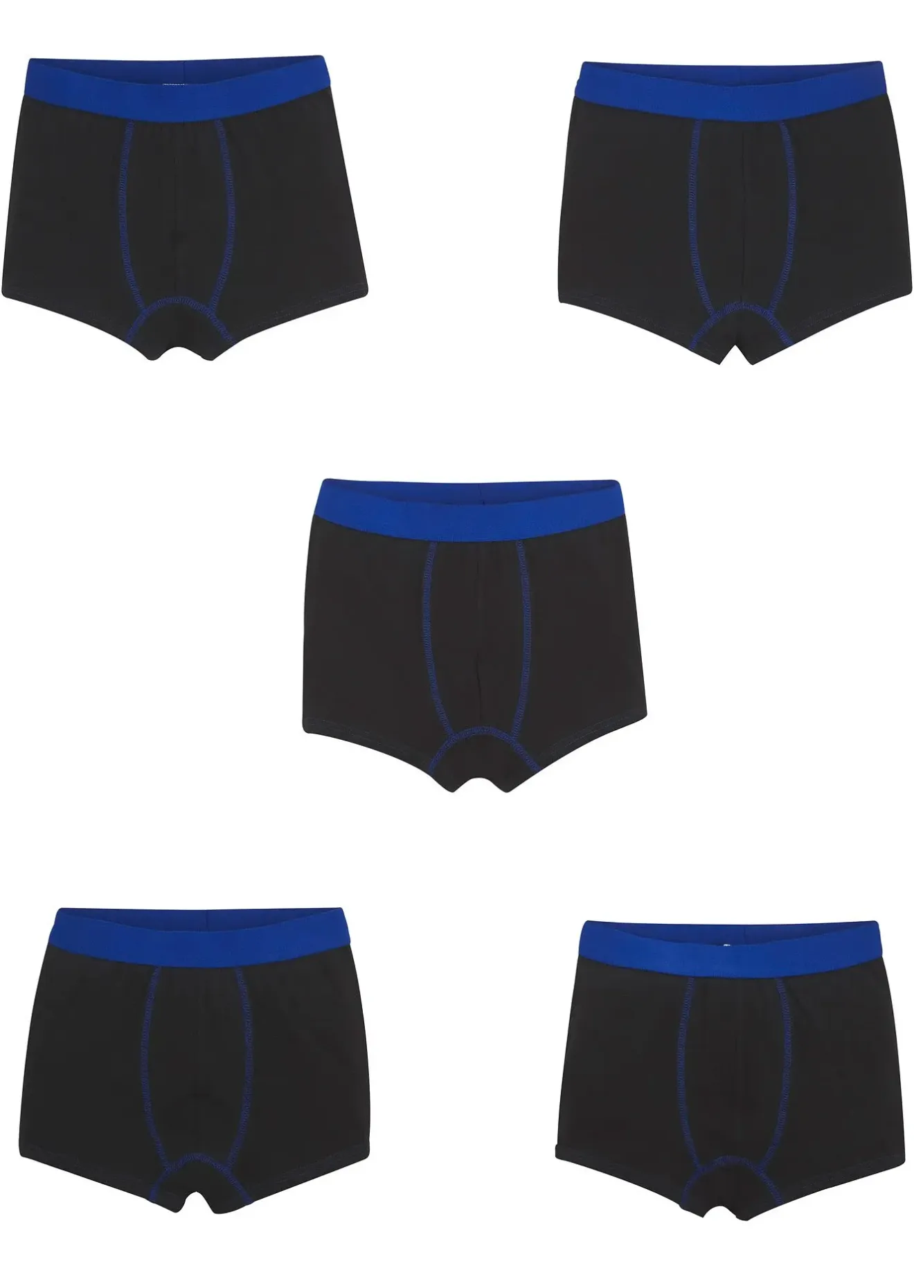 bonprix Lot de 5 boxers en coton doux et extensible|Enfant Vêtements Enfant|Lot De 2 Articles Et Plus