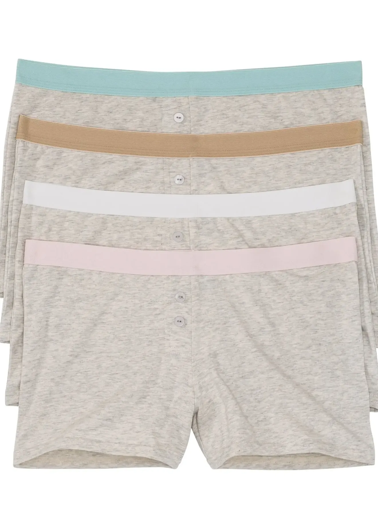 bonprix Lot de 4 boxers femme|Femme Lingerie Coton|Bas