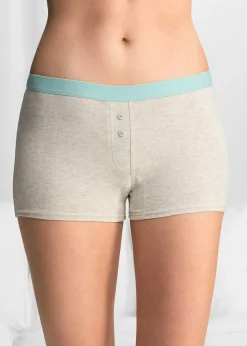 bonprix Lot de 4 boxers femme|Femme Lingerie Coton|Bas