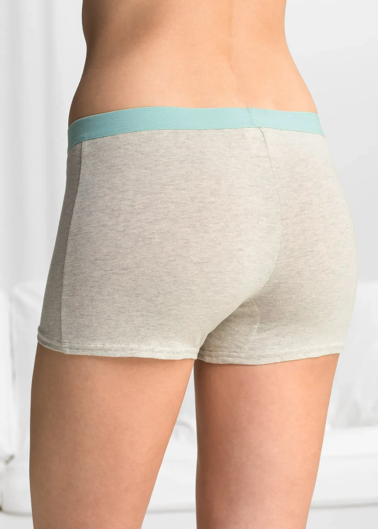 bonprix Lot de 4 boxers femme|Femme Lingerie Coton|Bas
