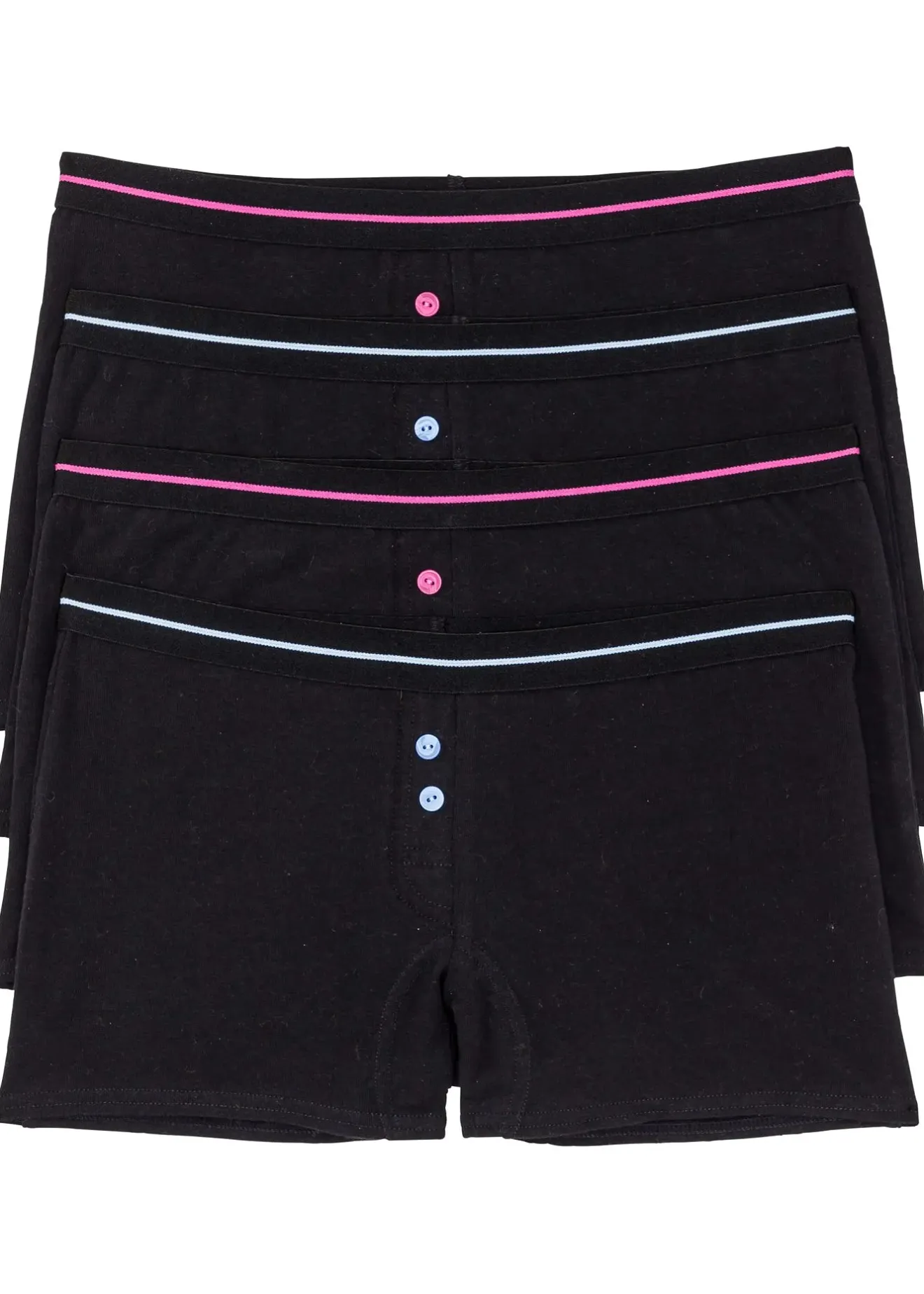 bonprix Lot de 4 boxers femme|Femme Lingerie Coton|Bas