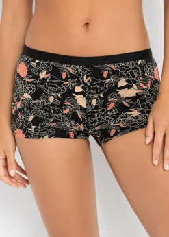 Femme bonprix Lingerie Coton|Bas|Lot de 4 boxers femme