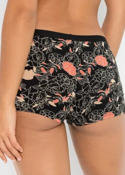 Femme bonprix Lingerie Coton|Bas|Lot de 4 boxers femme
