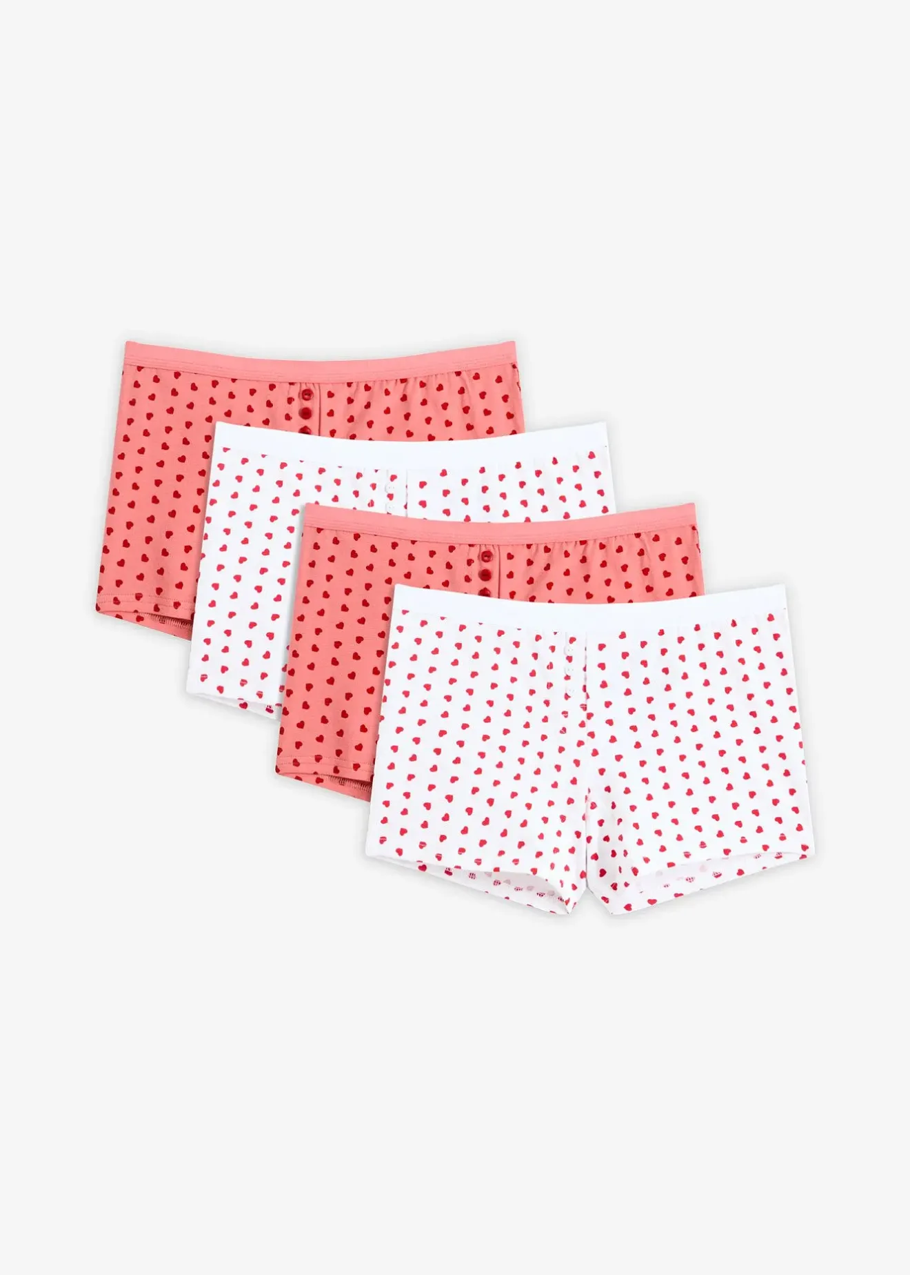 Femme bonprix Lingerie Coton|Bas|Lot de 4 boxers femme