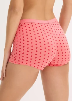 Femme bonprix Lingerie Coton|Bas|Lot de 4 boxers femme