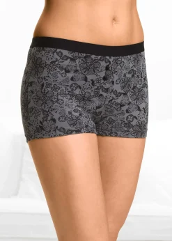 Femme bonprix Lingerie Coton|Bas|Lot de 4 boxers femme