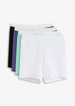 Femme bonprix Lingerie Coton|Bas|Lot de 4 boxers femme coton mi-longs