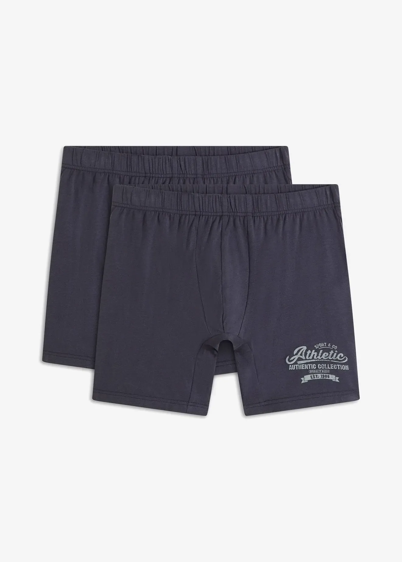 Homme bonprix Caleçons|Sous-Vêtements|Lot de 2 boxers longs avec coton
