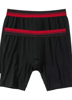 bonprix Lot de 2 boxers longs coton|Homme Caleçons|Sous-Vêtements