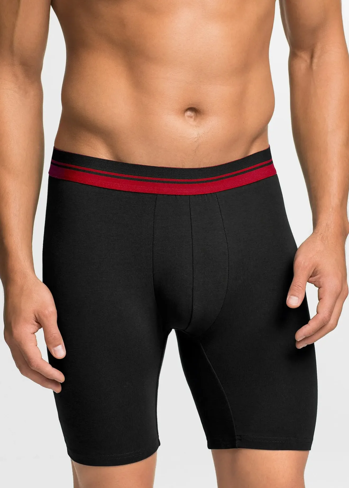 bonprix Lot de 2 boxers longs coton|Homme Caleçons|Sous-Vêtements