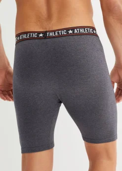 bonprix Lot de 2 boxers longs coton|Homme Caleçons|Sous-Vêtements