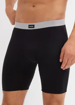 bonprix Lot de 3 boxers longs coton|Homme Caleçons|Sous-Vêtements