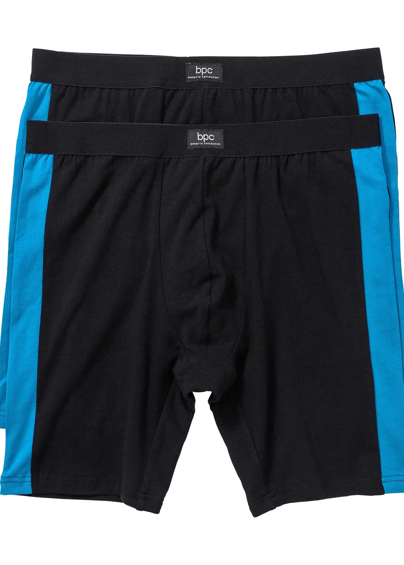 bonprix Lot de 2 boxers longs coton|Homme Caleçons|Sous-Vêtements