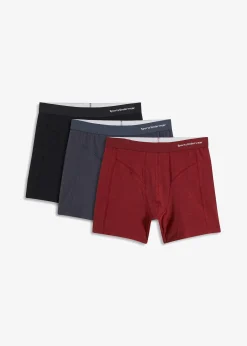 Homme bonprix Caleçons|Sous-Vêtements|Lot de 3 boxers mi-long coton
