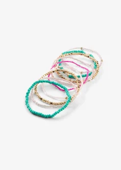 bonprix Lot de 10 bracelets|Femme Bijoux|Vêtements De Plage
