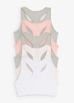 bonprix Lot de 5 brassières avec coton doux|Enfant Vêtements Enfant|Lot De 2 Articles Et Plus